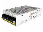 Power supply: switching | for building in,modular | 100W | 5VDC | 16A