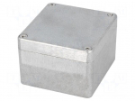 Enclosure: multipurpose | X: 74.6mm | Y: 79.6mm | Z: 52mm | aluminium