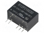 Converter: DC/DC | 2W | Uin: 10.8&divide;13.2VDC | Uout: 15VDC | Uout2: -3VDC