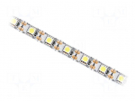 LED tape | white warm | 5050 | LED/m: 60 | 10mm | white PCB | IP20 | 120&deg;