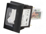 Circuit breaker | 17A | Poles: 1 | SNAP-IN | TA45 2P | Leads: connectors