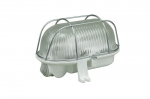 OWAL 60 luminaire with metal grid white E27 60W IP44
