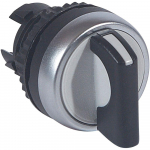 Osmoz non illuminated std handle selector switch - 2 stay-put positions - black