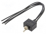 Switch: toggle | Pos: 2 | DPST | ON-OFF | 25A/12VDC | Leads: cables | 50m&Omega;