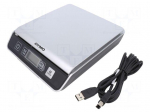 Scales | to parcels,electronic | Scale max.load: 10kg | Display: LCD