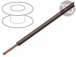Wire | FLRY-B | 1x16mm2 | stranded | Cu | PVC | brown | 60V | 100m | Class: 5