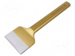 Chisel | L: 250mm | grout remover | Tipwidth: 80mm