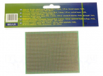 Board: universal | eurocard,single sided,prototyping | W: 100mm