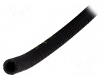 Protective tube | Size: 12 | polypropylene | black | &Oslash;int: 11mm