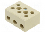 Connector: terminal block | 450V | hot condition | screw terminal