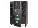 Power supply: UPS | 360W | 600VA | 207&divide;253V | 270x190x92mm | 7Ah | 2&divide;10ms
