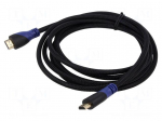 Cable | HDMI plug,both sides | HDMI 1.4,High Speed + Ethernet