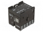 Contactor: 3-pole | NO x3 | Auxiliary contacts: NC | 24VDC | 12A | BC6