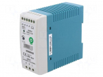 Power supply: switching | for DIN rail | 60W | 24VDC | 180&divide;264VAC