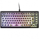 Ducky Tinker 75 Barebone Gaming Keyboard RGB - black ISO-DE - 75% Gaming Keyboard from Ducky - Hot-swappable - Barebone variant without switches and keycaps - ISO layout - RGB lighting - Gasket-Mounted - ABS plastic case - FR-4 baseplate (PKTI2383IST ...