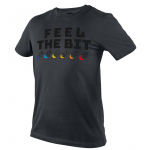 Jalan&otilde;ud, t&ouml;&ouml;riided | Isikukaitsevahendid // T&ouml;&ouml;-, kaitse-, k&otilde;rgn&auml;htavusega riided // T-shirt z nadrukiem, FEEL THE BIT, rozmiar XXL