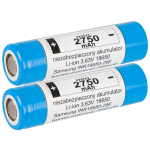 Patareid, akud, toiteplokid ja adapterid // AA, AAA ja muud suurused patareid, laadijad &ndash; saadaval tellimiseks // 85-586# Akumulator 18650 li-ion samsung 2szt 2750mah 3,6v