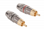 &Uuml;hendused // Different Audio, Video, Data connection plug and sockets // Wtyk RCA metalowy HD-291