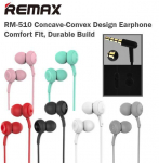 Wired headphones Remax  Earphone RM-510 Universal 3,5mm Blue