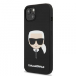 Back panel cover Karl Lagerfeld Apple iPhone  15/13/14 Liquid Silicone Head Case