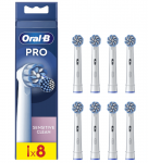 Oral-B | Replaceable toothbrush heads | EB60X-8 Sensitive Clean Pro | Heads | For adults | Number of brush heads included 8 | White