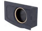 Car loudspeaker enclosure | MDF | black melange | 250mm | Lexus | 16l