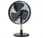 Viking table fan matt black/wood ventilators