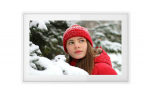 Denver PFF-1021 digital photo frame White 25.6 cm (10.1") Touchscreen Wi-Fi