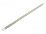 Braids | earthing tape | W: 14mm | 10mm2 | &Oslash;1: 7mm | &Oslash;2: 7mm | 75A | L: 300mm