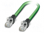 Patch cord | SF/UTP | Cat: 5 | RJ45 plug,both sides | stranded | 1m | PUR