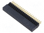 Connector: pin strips | socket | male | PIN: 40 | straight | THT | 2.54mm