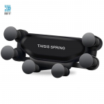 Riff UH-01 Octopus Smart 6-Point Gravity Universal Auto Fix Car Air Vent Grill Smartphone Holder (6.5'' max) Black