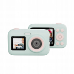SJCam FunCam Plus Digital Camera for Kids 10MP HD 1080p 2.4" LCD 650mAh Battery Green
