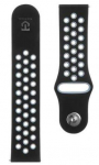 Strap Tactical Double Silicone Band 22mm Black