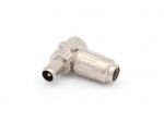 TV PLUG 90&deg; MALE, FULL METAL SCREENED, 9.5mm/2.3mm