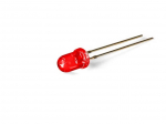 5mm standard LED lamp red water - clear