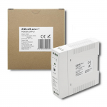 Qoltec DIN rail power supply | 24W | 24V | 1A | White | Slim