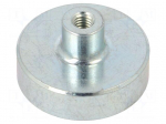 Magnet: permanent | samarium, cobalt | 150N | &Oslash;: 25mm | H: 14mm | steel