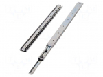 Ball guide | zinc plated steel | L: 650mm | 100kg | H: 53mm
