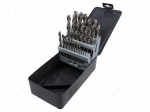 Drill set | for metal | metal,steel | 25pcs.