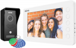 Video intercom white monitor EURA VDP-76A3