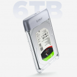 Other Computer Accessory Orico  Orico TX25C3 2.5" HDD/SSD USB-C 5Gb/s Disk Drive - Transparent