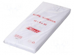 Plastic bag | L: 450mm | Width: 180mm | Thick: 6um | HDPE | transparent