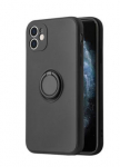 Back panel cover iLike Apple IPHONE 13 PRO MAX SILICONE RING Black