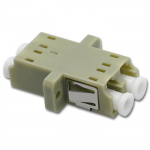 Qoltec Adapter fiber optic LC/UPC | Duplex | Multimode