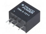 Converter: DC/DC | 3W | Uin: 9&divide;18V | 5VDC | Iout: 600mA | SIP | 2.1g | 100kHz