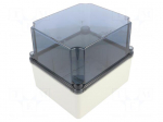 Enclosure: multipurpose | X: 179mm | Y: 155mm | Z: 158mm | light grey
