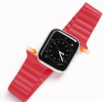 Strap Dux Ducis Magnetic Strap Watch Strap 7/6/5/4/3/2 / SE (41/40 / 38mm) Magnetic Band Red