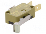 Microswitch SNAP ACTION | with lever (with roller) | SPDT | Pos: 2