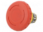 Switch: emergency stop | Stabl.pos: 2 | NC x2 | 16mm | red | IP65 | Pos: 2